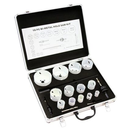 Encria 18-Piece Bi-Metal Hole Saw Drill Bit Kit